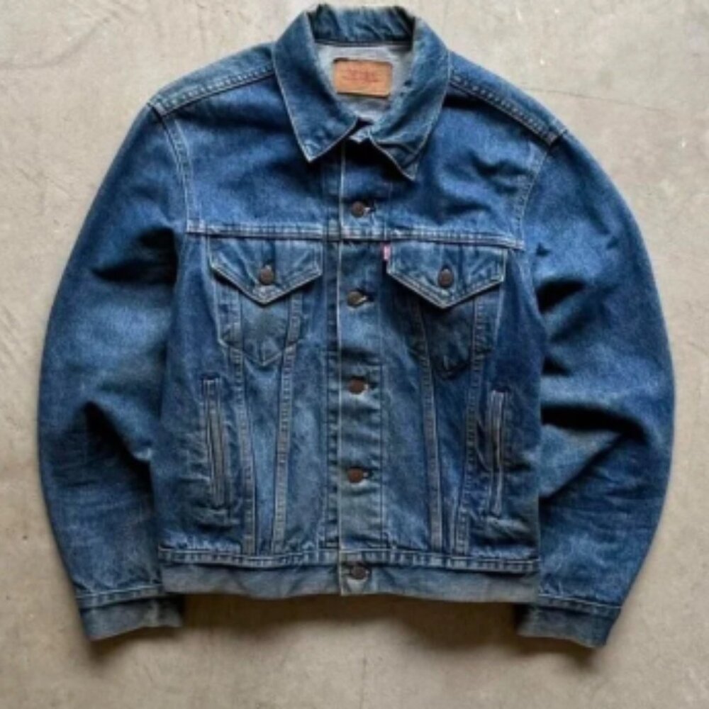 Vintage Levi’s USA Denim Trucker Jacket 70s/80s Type III 70506 0216 Size 42